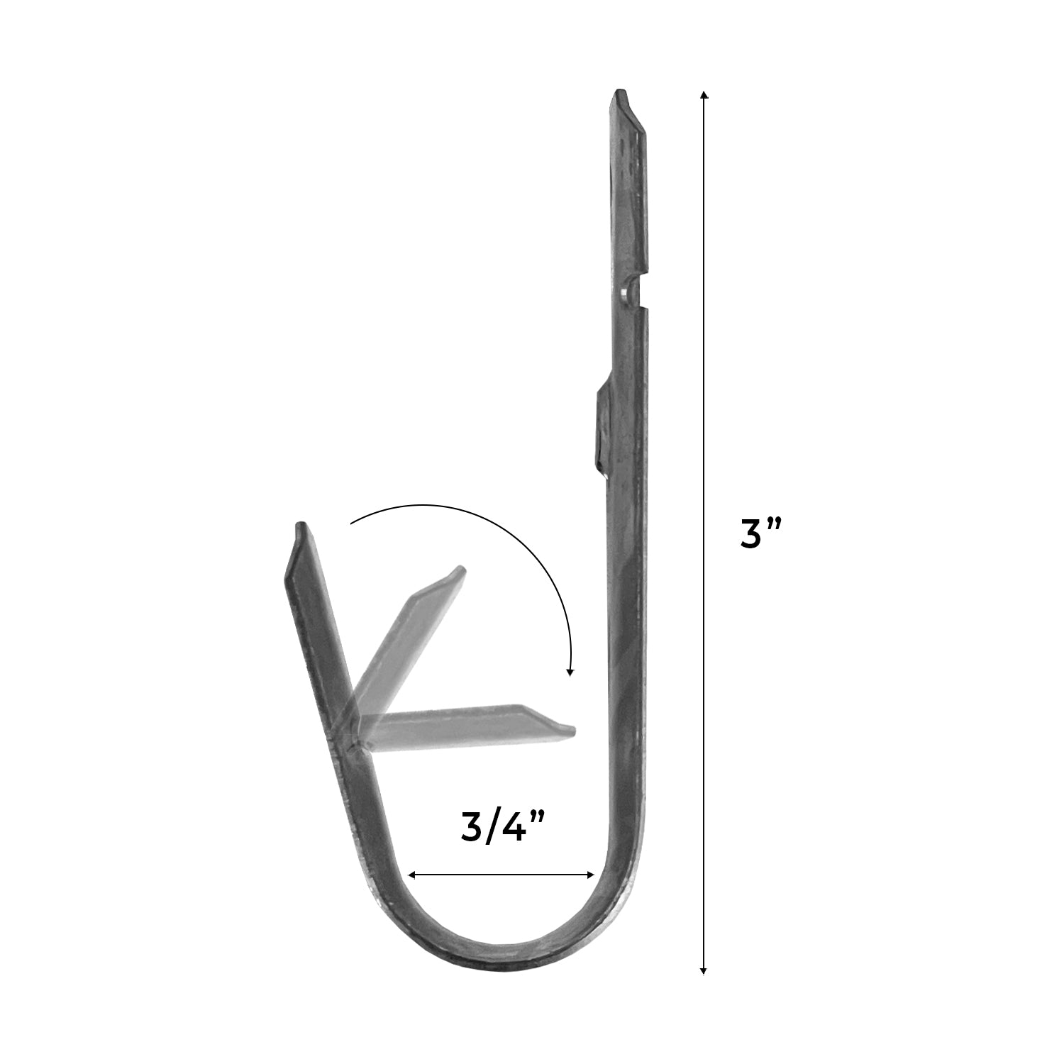 titan anchors low voltage 3/4" j-hook diagram