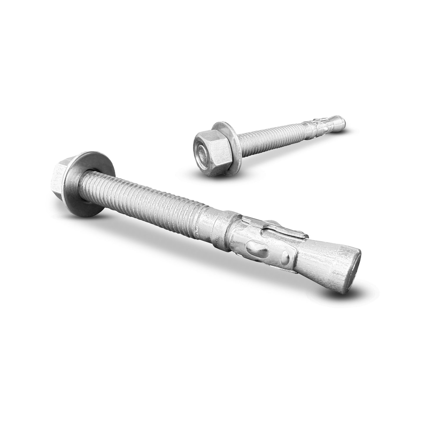 25-Pack 1/2 X 4-1/2-Inch Zinc Wedge Concrete Anchor Bolts