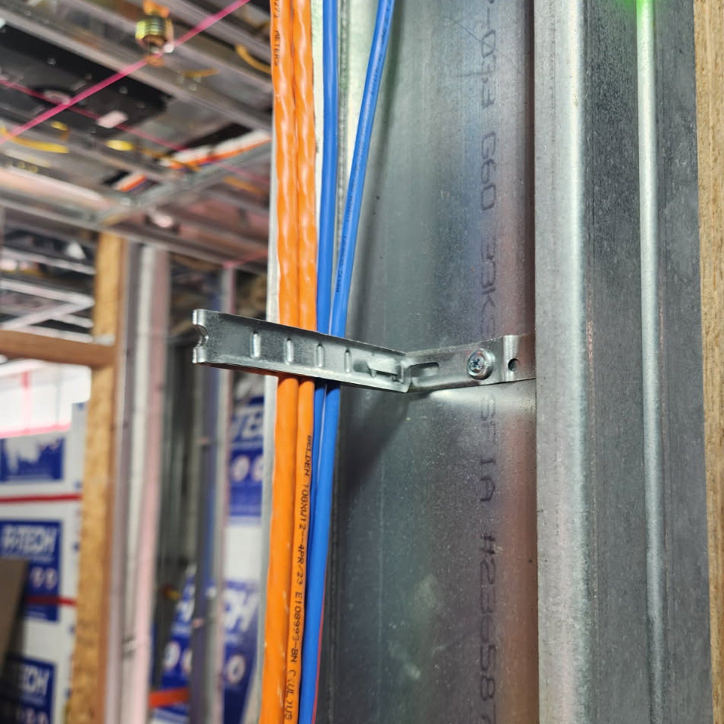 Stud-Mounting Cable Supports