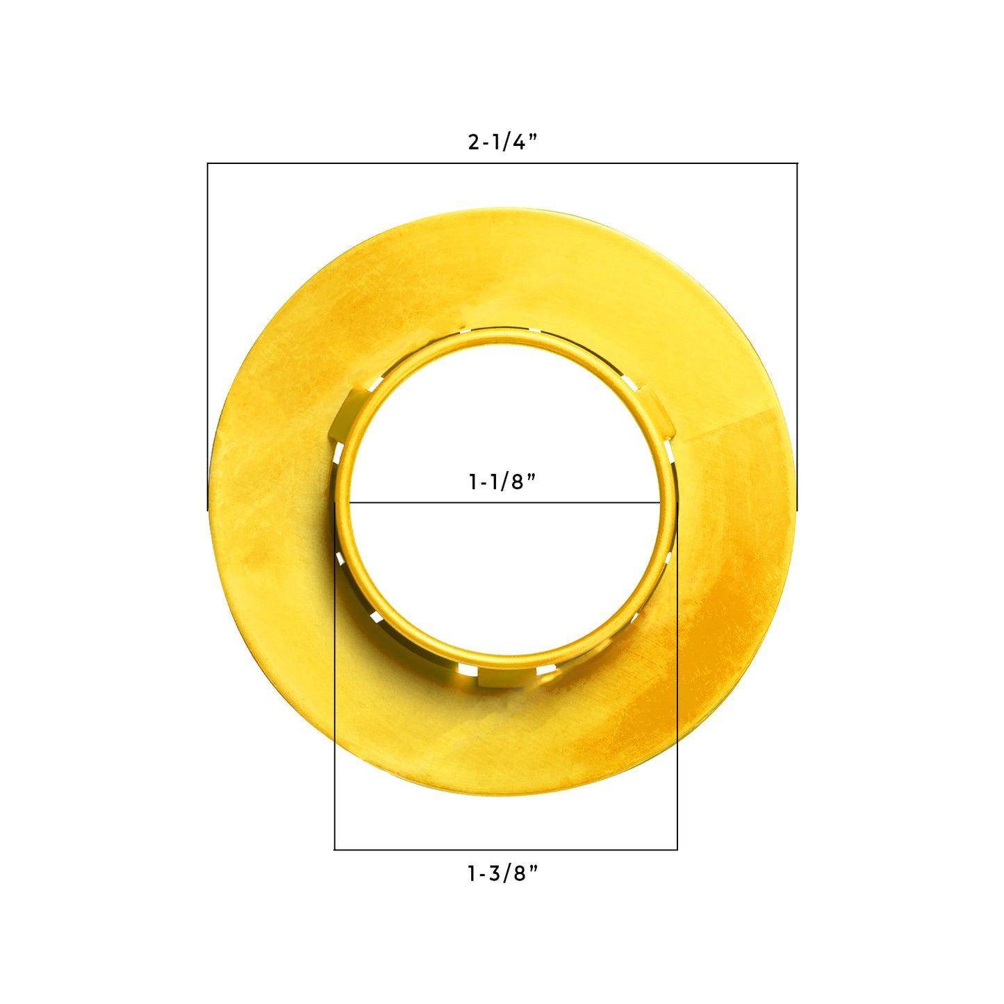 100-Pack Universal Plastic Snap-in Bushings for Metal Studs