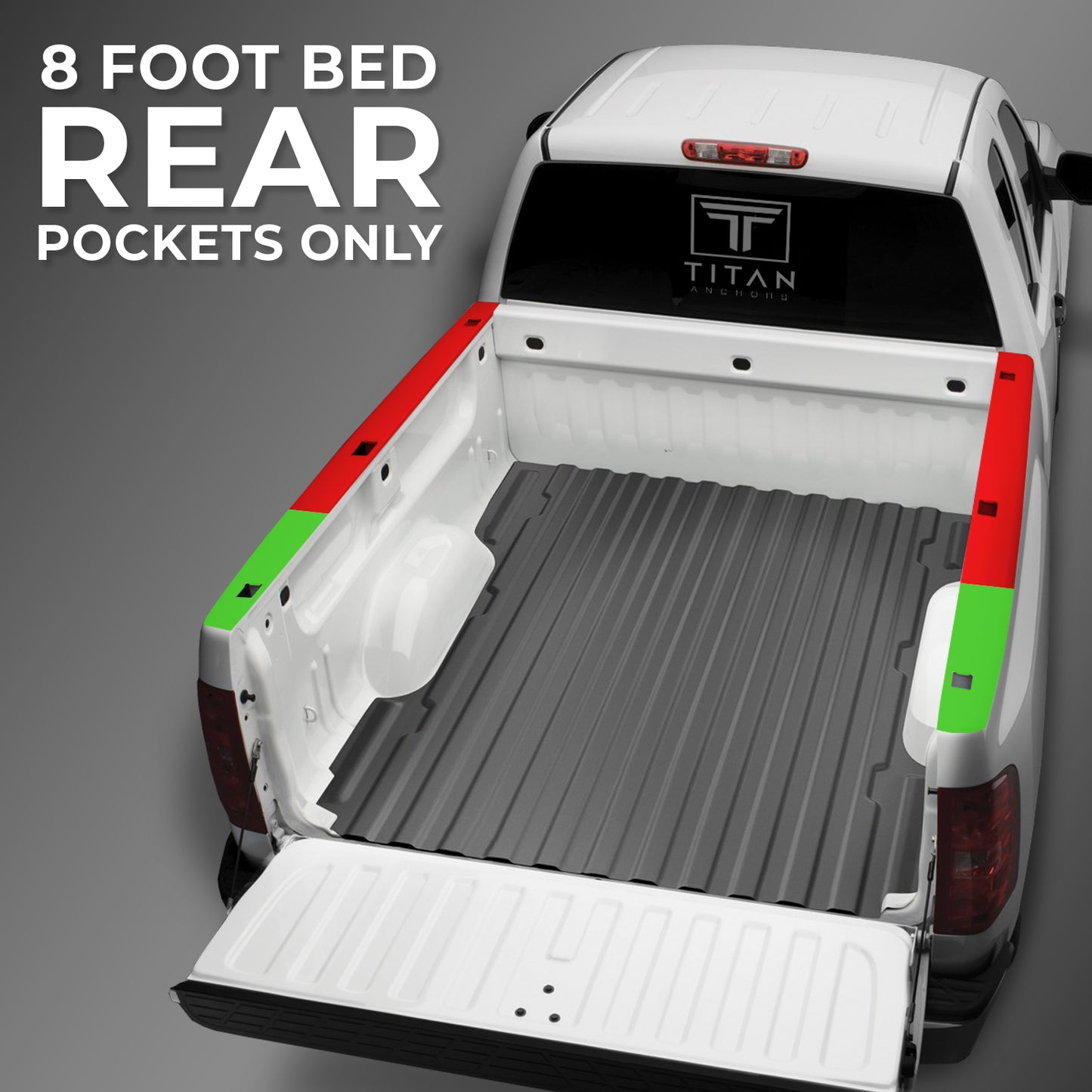 1987-1997 Ford F250 Ultra-Premium Retractable Truck Bed Tie Down Anchors