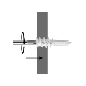 nylon anchor install step 2