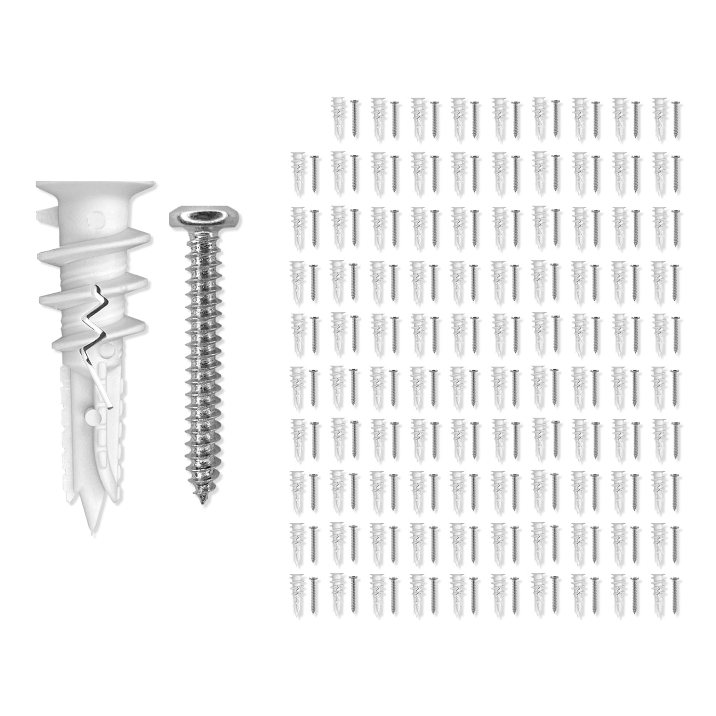 Titan Anchors Self-Drilling Nylon Drywall Anchors 100-Pack 100-NDAK