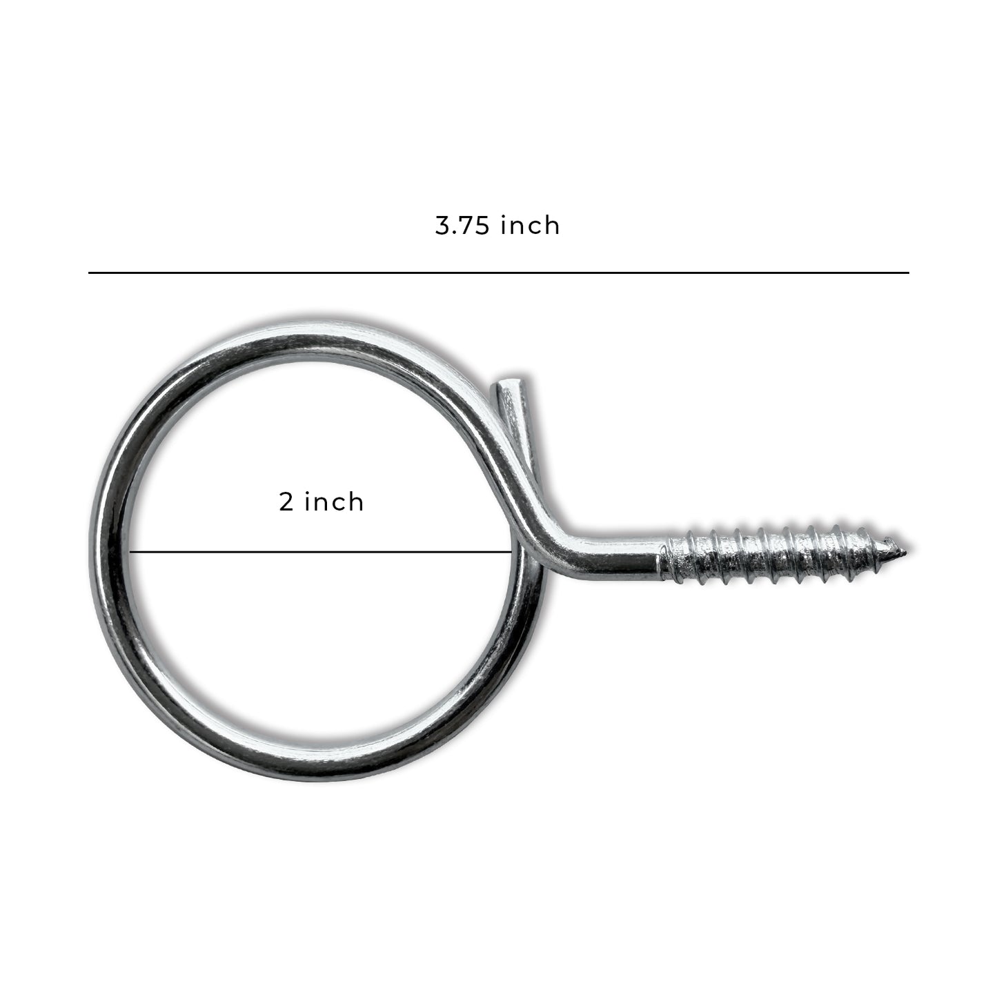 2 inch Bridle Rings (Wood Screw)