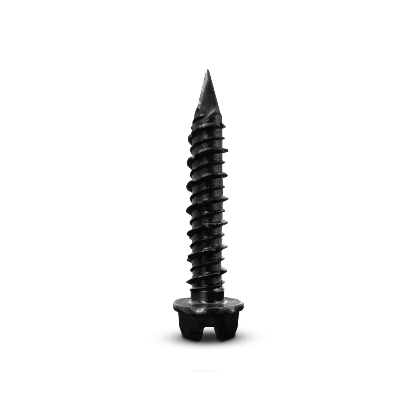 1/4-in. x 1-1/4-in. Black Ruspert Hex-Head Concrete Screw Anchors