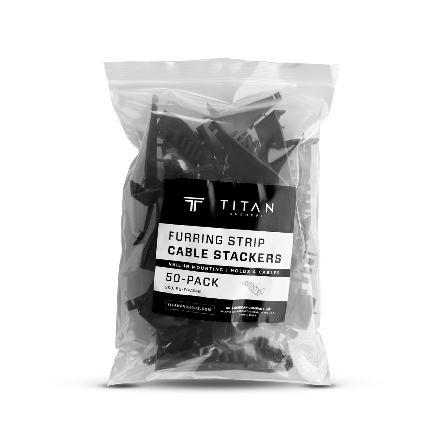 Furring Strip Cable Stackers