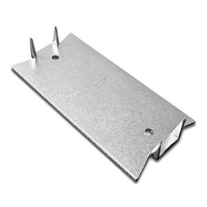 100-Pack 1.5-in. x 3-in. Steel Nail Plates for Wood Studs