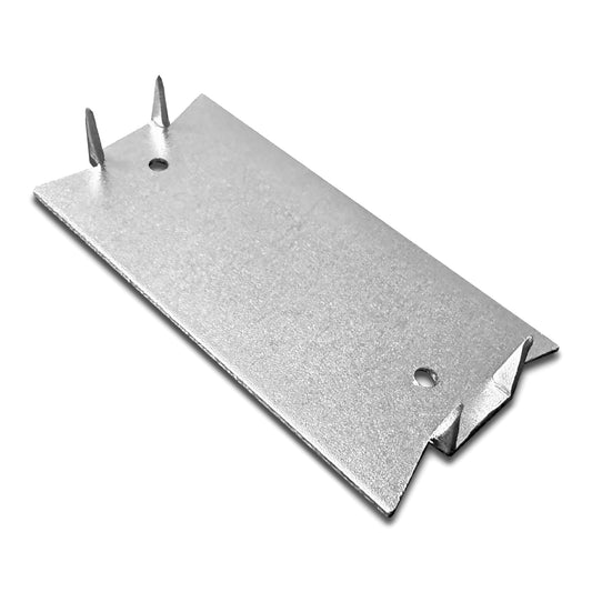 50-Pack 1.5-in. x 3-in. Steel Nail Plates for Wood Studs