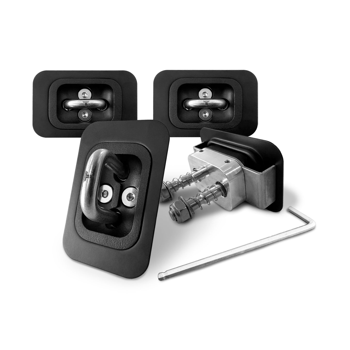 2009-2026 RAM 2500 Ultra-Premium STEALTH Retractable Truck Bed Tie Down Anchors