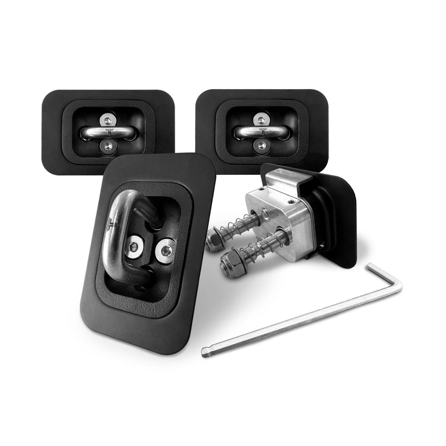 2004-2015 Nissan Titan Ultra-Premium STEALTH Retractable Truck Bed Tie Down Anchors