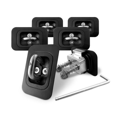 1987-1997 Ford F250 Ultra-Premium STEALTH Retractable Truck Bed Tie Down Anchors