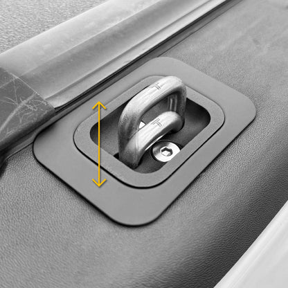 2009-2026 RAM 2500 Ultra-Premium STEALTH Retractable Truck Bed Tie Down Anchors