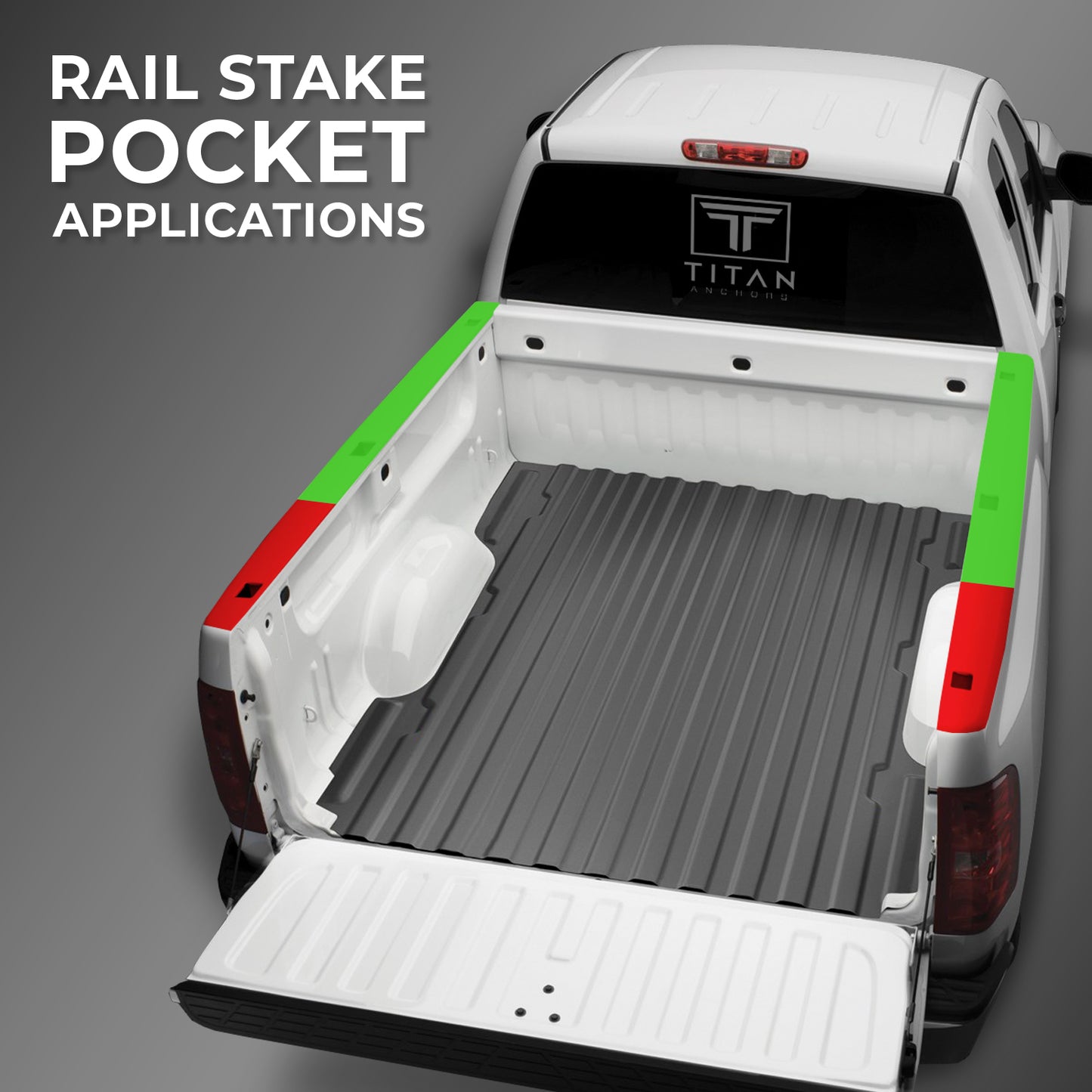 TITAN ANCHORS RAIL STAKE POCKET APPLICATION DIAGRAM